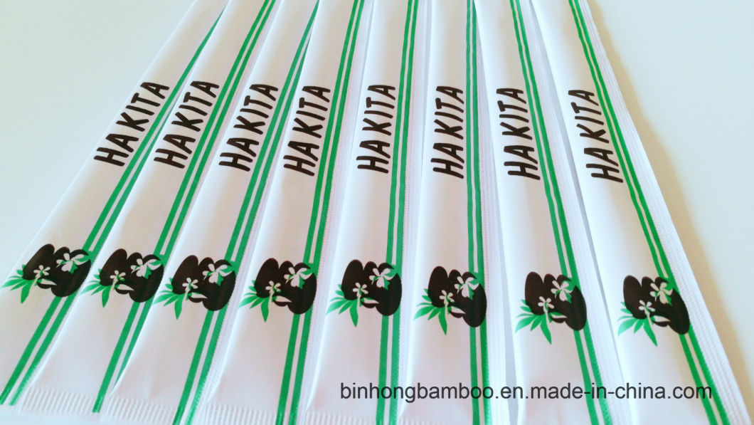 Full Paper Wrapped Customsize Logo for Bamboo Chopsticks