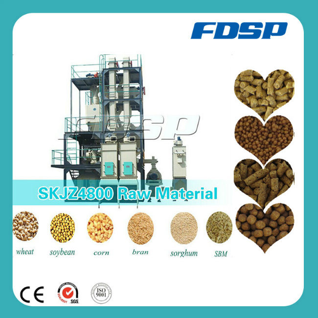 SKJZ 4800 Animal Pellet Feed Plant, Animal Feed Processing Plant