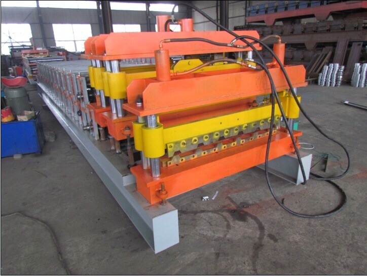 Ibr and Corrugated Metal Roof Sheet Cold Roll Forming Machine