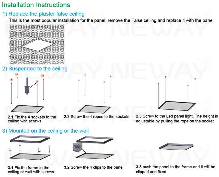 595*595mm LED Flat Panel Light Recessed Ceiling Lamp