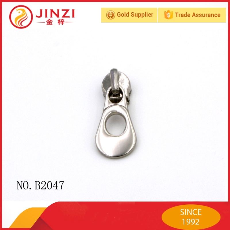 Quality Surface Plating Classical Zipper Slider Puller for Jacket and Jeans