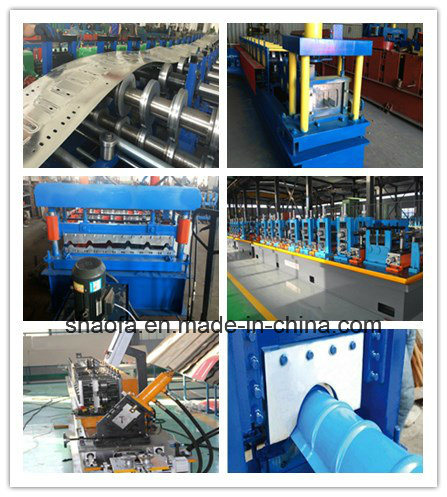 High Quality Aluminum Shaped Decking Sheet Roll Forming Machine