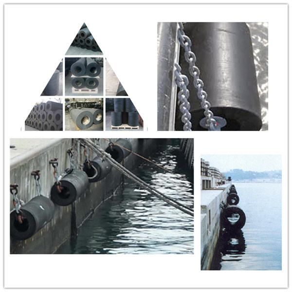 Cylindrical Rubber Fenders for Marine Ship Dock Use