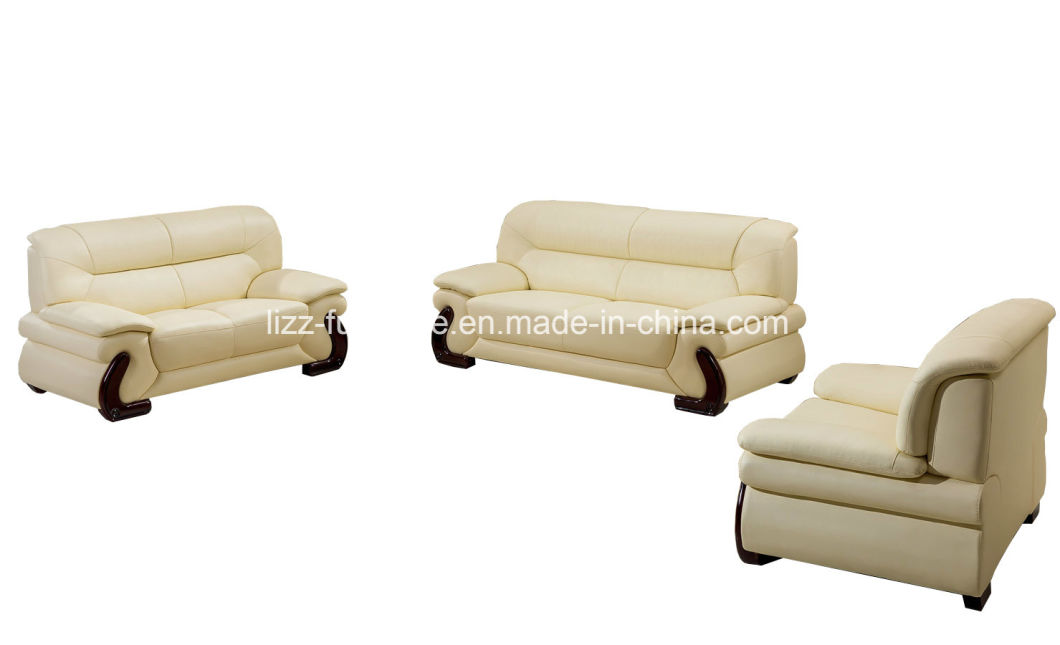 Contemporary Simple Modern Office Furniture Leather Living Room Sofa