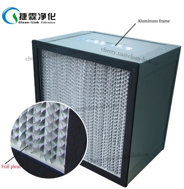 Panel Filter Construction HEPA Filter for Vacuum Cleaner (H11/12/13)