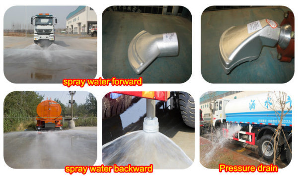 China Water Tank Truck 2m3-30m3 Sprinkling Truck