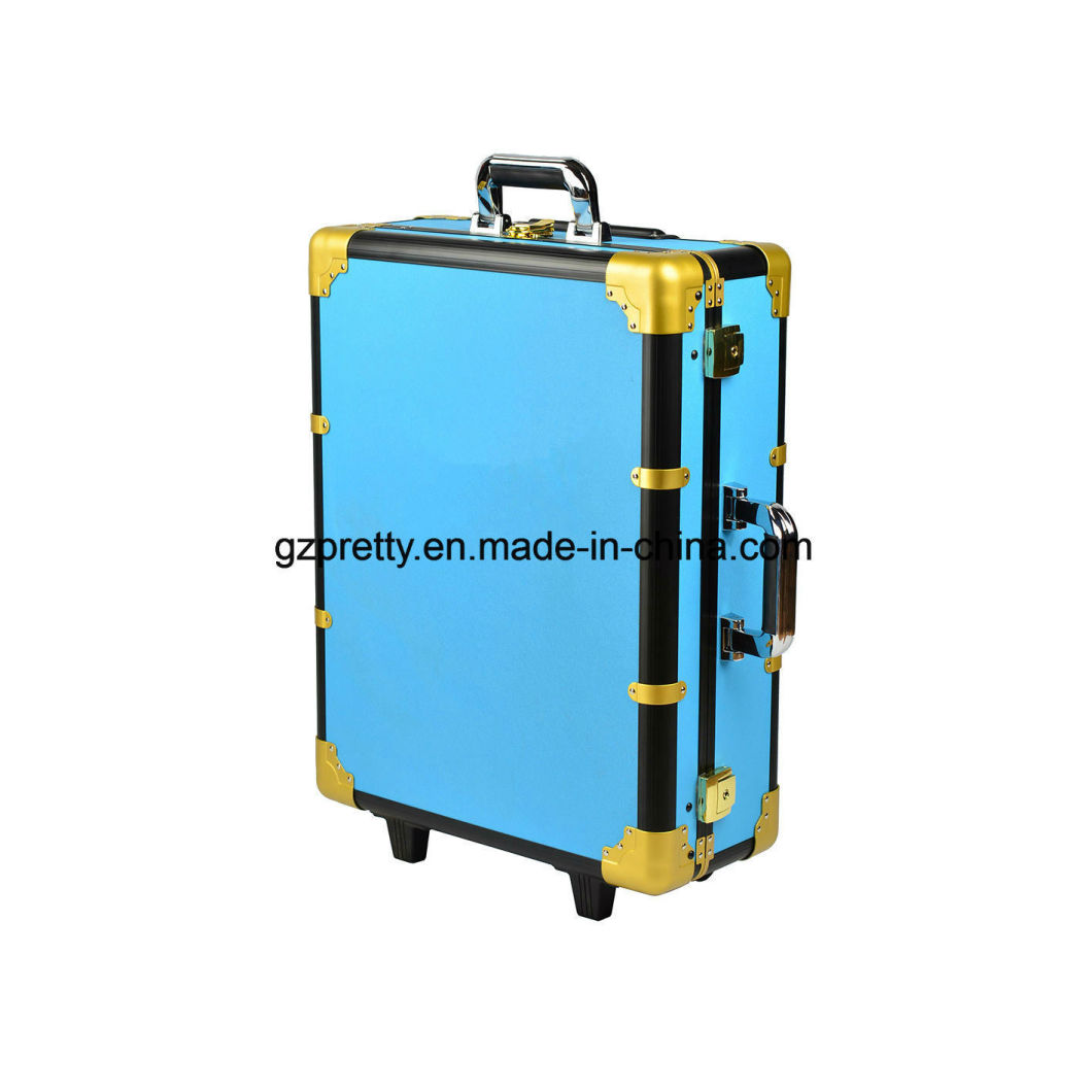 Professional Lighting System Leggs Standing Trolley Beauty Case