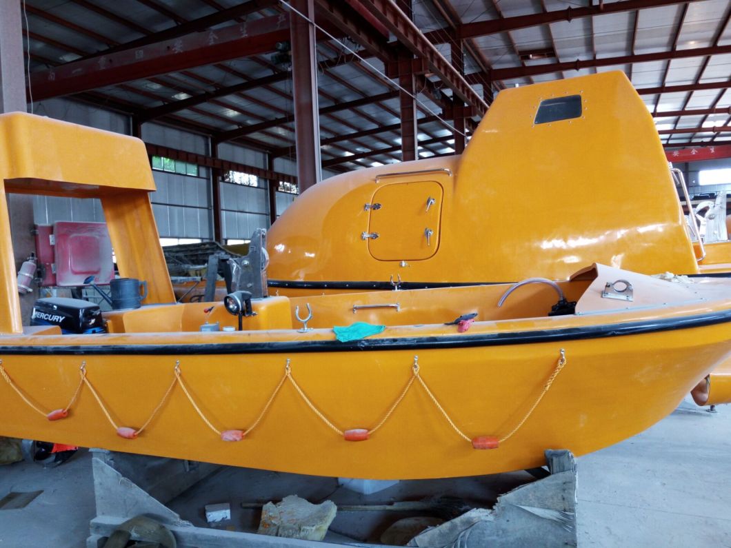 Solas Approval 6-15 Persons FRP Fast Rescue Boat with Davit