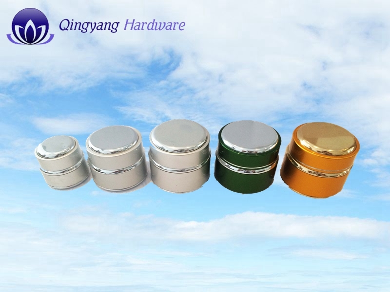 Hot Sale Aluminium Jar with Caps for Cosmetics and Cream