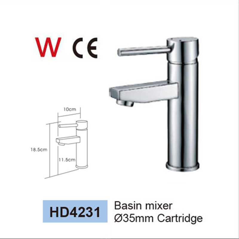 Australia Standard Watermark Single Handle Bathroom Basin Tap (HD4231)