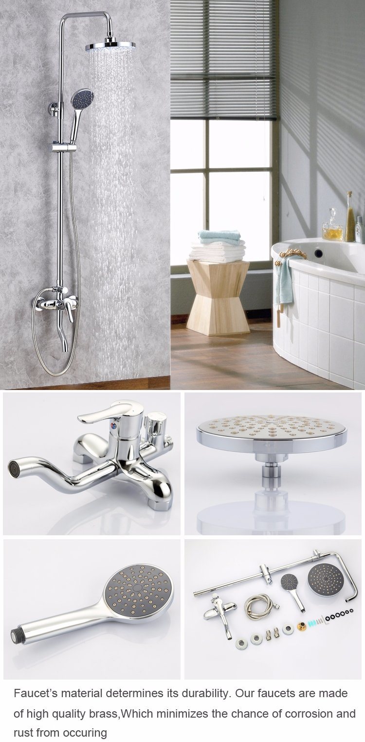 Best Selling Wholesale Brass Chrome Bath Shower Faucet Price