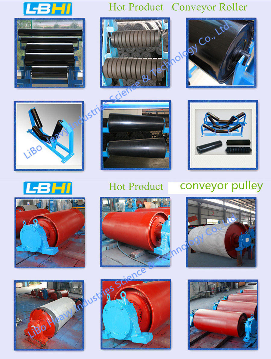 1400mm Long-Distance Curved Belt Conveyor with Wire Rope Core Belt