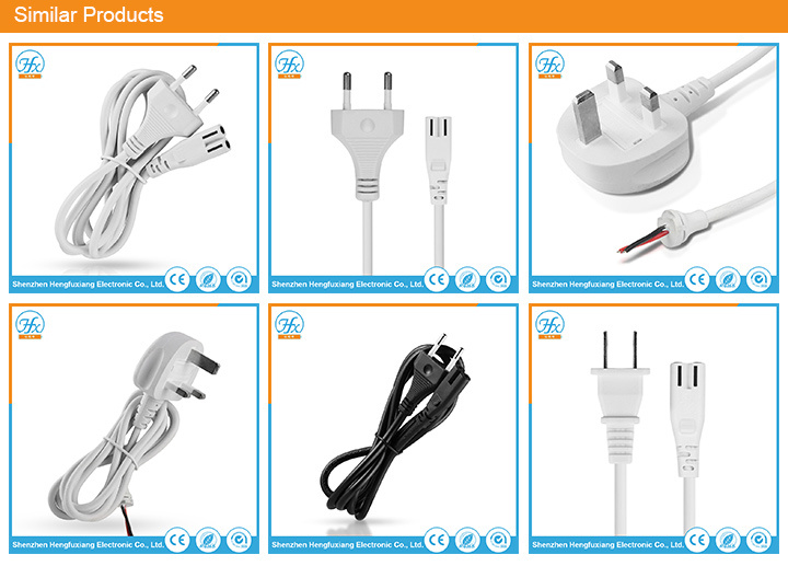 AC 100-240V 10A Power Extension Cord with U. S. Regulations