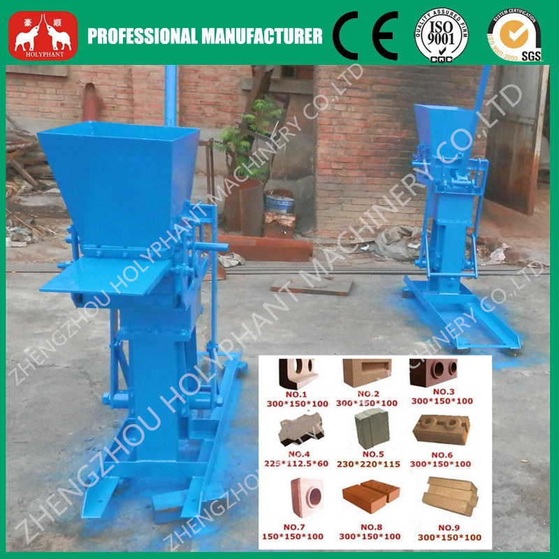 Factory Price Manual Interlock Cement Brick Machine