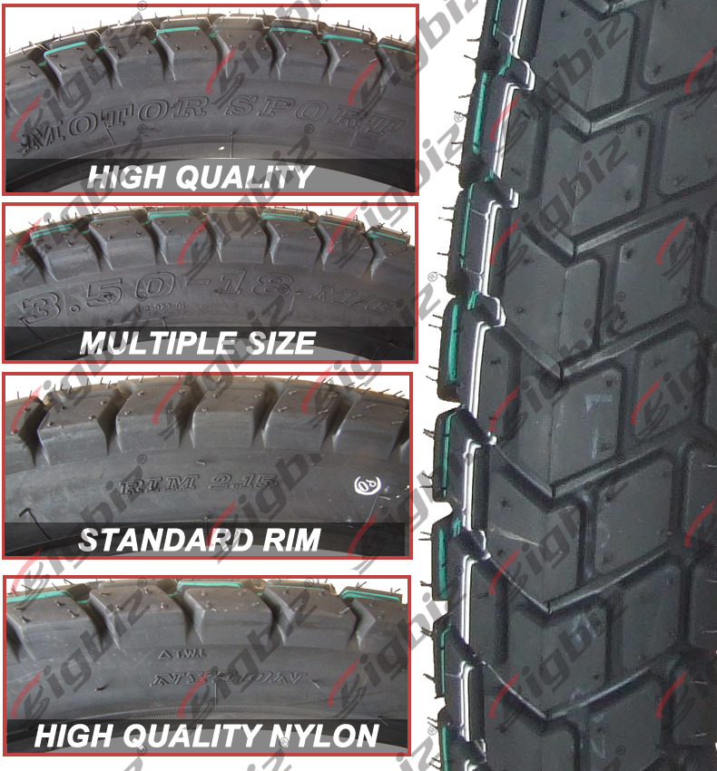 China Factory Made Motorcycle Parts Motorcycle Tire (2.50-18)