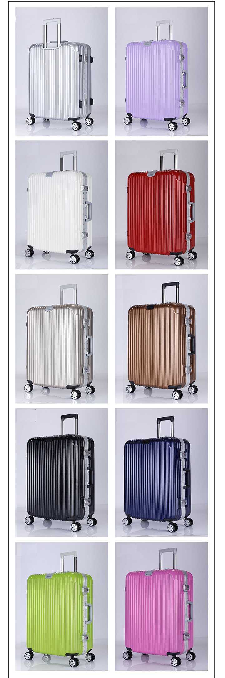 New Style PC Business Polo Suitcases Luggage Case