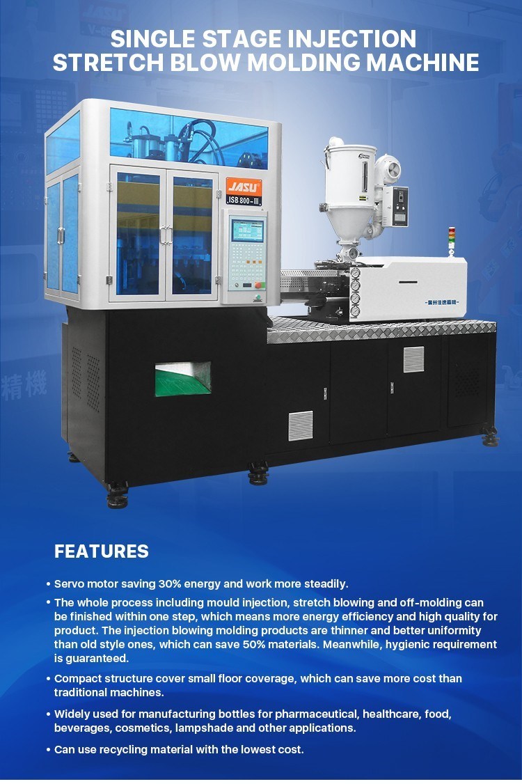 One Step Automatic PC Pet Injection Stretch Blow Moulding Machine
