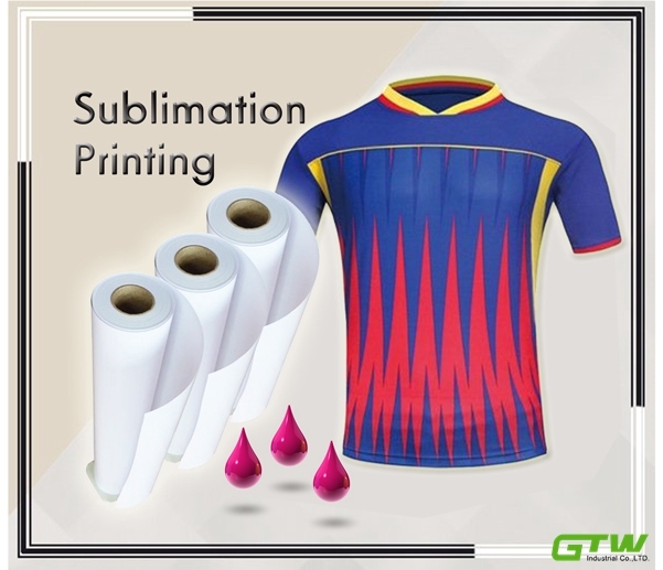 88GSM Dye Sublimation Transfer Paper Digital Textile Transfer Printing