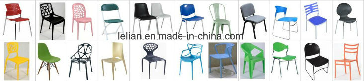 Slim Plastic Stacking Leisure Chair for Publiic Garden Furniture (LL-0044A)