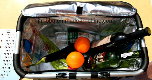 Disposable and Instant BBQ Grill with Cooler Bag Used for Outdoor Picnic