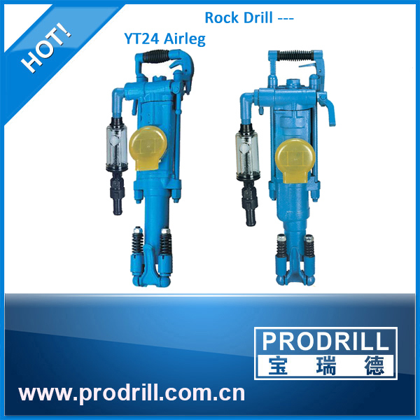 Portable Y24/Ty24c/Yt28/Y26/Y19A Quarring Demolition Pneumatic/Hand Hold/Air Leg Rock Drill for Secondary Crushing