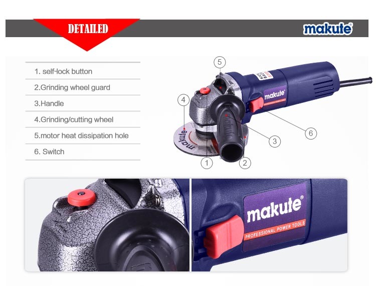 Makute 100mm Bosch Design Angle Grinder with CE (AG014)