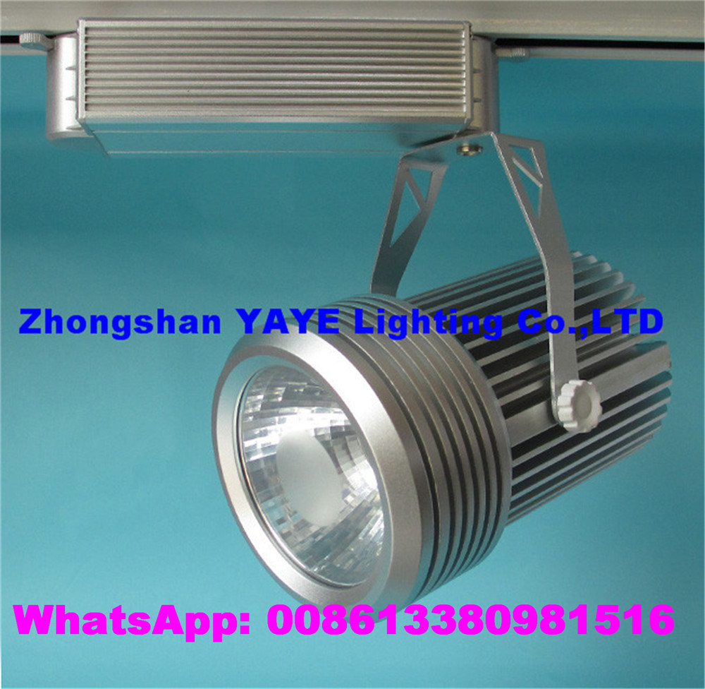 Yaye 18 Hot Sell Ce /RoHS Approved 2/3/4-Wires 10W/20W/30W/40W/50W COB LED Track Light Lamp / Track LED Light with 2/3 /5 Years Warranty