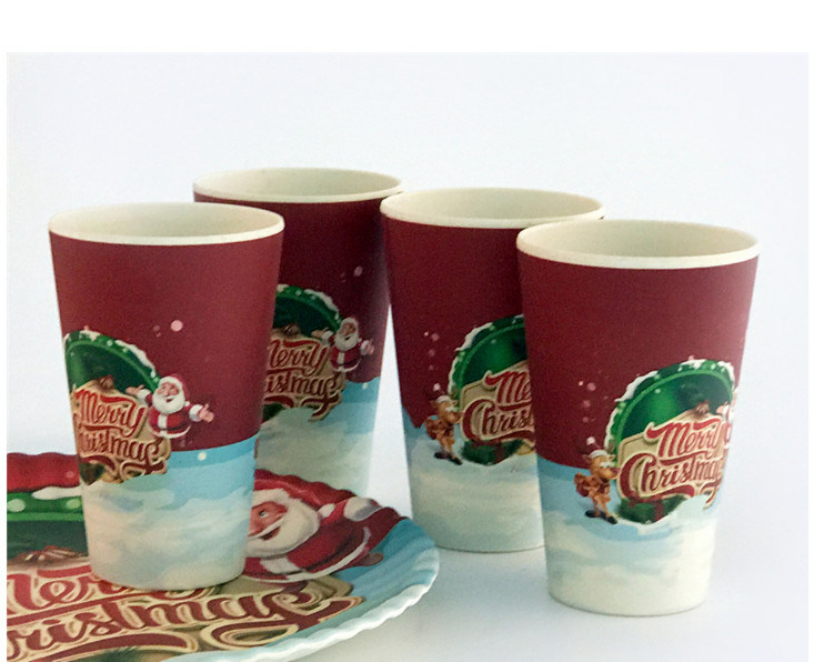 Wholesale Christmas Promotional Bamboo Fiber Coffee Mug Cup