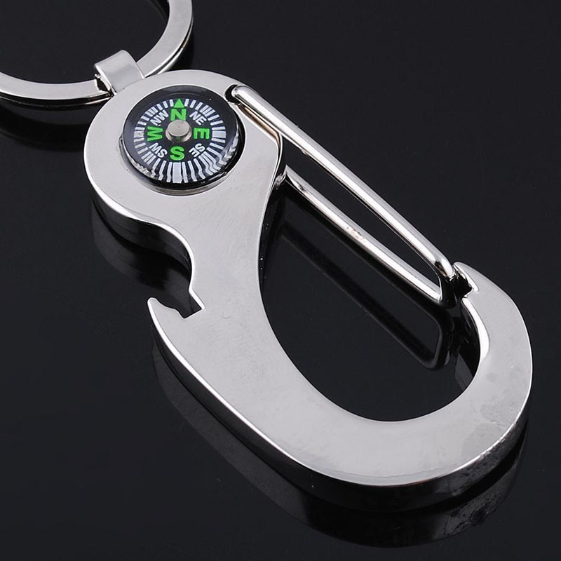 Zinc Alloy Metal Keychain with Epoxy Sticker