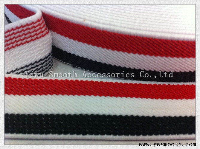 Multicolor Woven Wide High Quality Elastic Band Use for Clothes