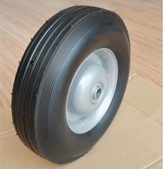 10X2.75 Inch Semi Pneumatic Rubber Wheel