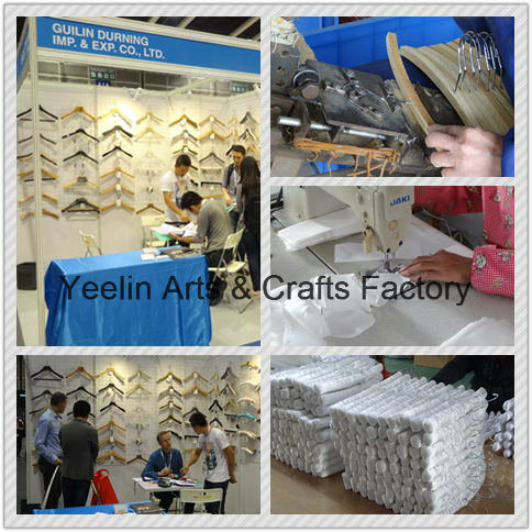 Yeelin Garment Usage Clothing Type Wood-Like Clothes Hanger (YLWD-c6)