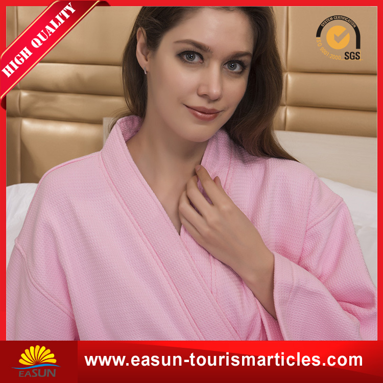 Hotel Quick Dry Waffle Bathrobe for Men and Women