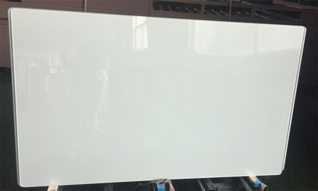China Manufacture Printing Dining Tempered Opaque Square Glass Table Top Glass