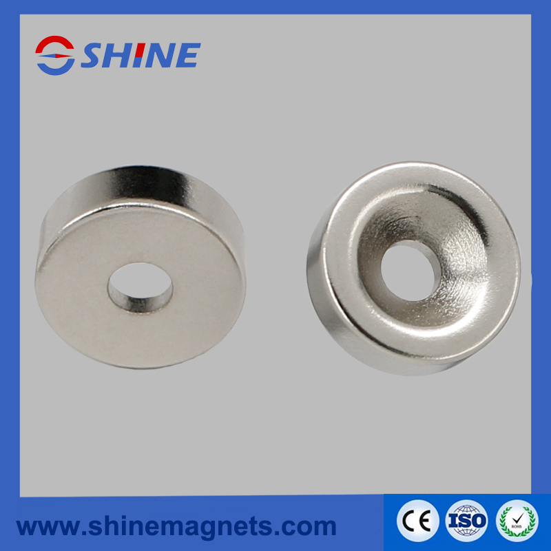 Permanent Neodyimium Ring Countersunk Magnet