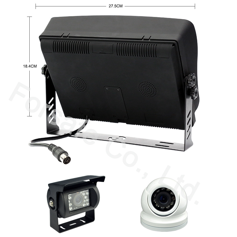 Car Rearview Camera Monitoring System for Freight Hgvs, Van Fleet, Heavy Equipment Vision Security HD 720p 1080P