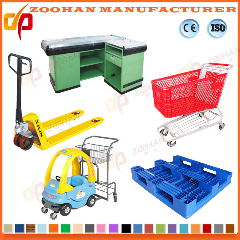 High Quality Asian Style Handing Supermarket Shoppong Trolley (ZHt231)