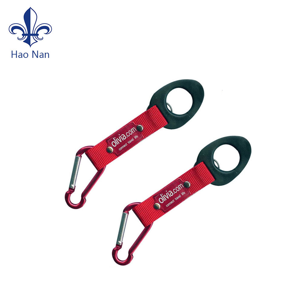 Custom High Quality Polyester Printed Carabiner with Kering