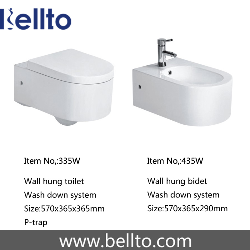 Water Closet Toilet Sanitary Ware for Bathroom Suite (S19)