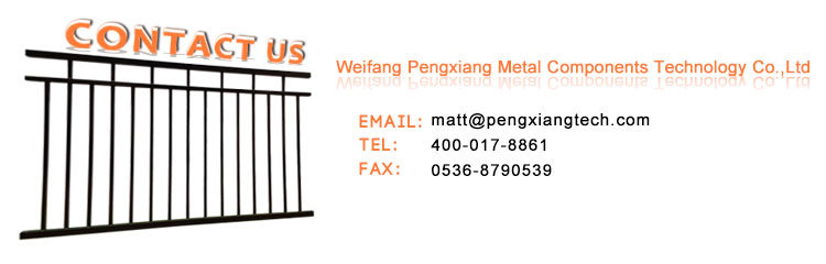 Security Powder Coated Metal Railing Cast Iron Fencing for Garden /Picket Fence /Safety Fence/ Fence Panel/Residential Fence