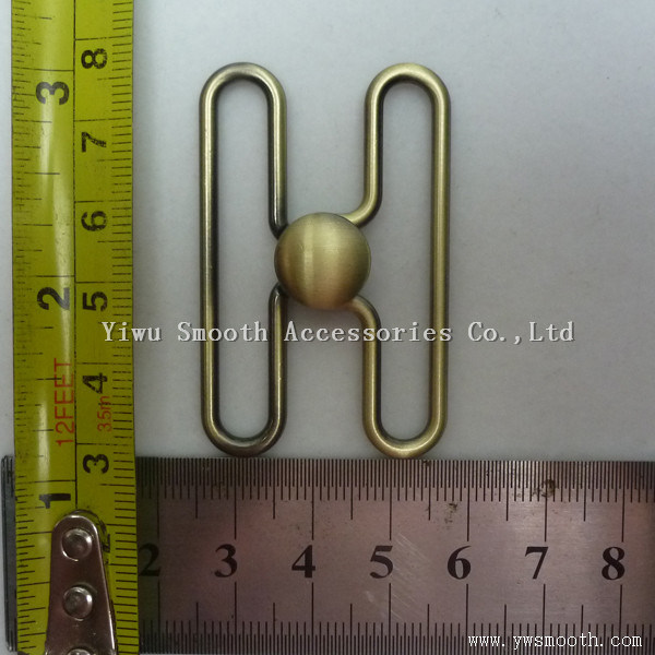 Wholesale Fashion Design Metal Zinc Alloy Interlocking for Belt Buckle