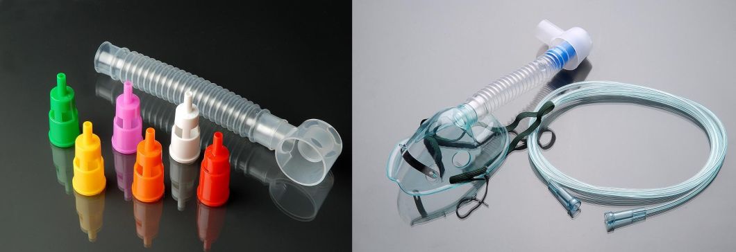 Disposable Medical Adjustable Venturi Mask with Six Diluters