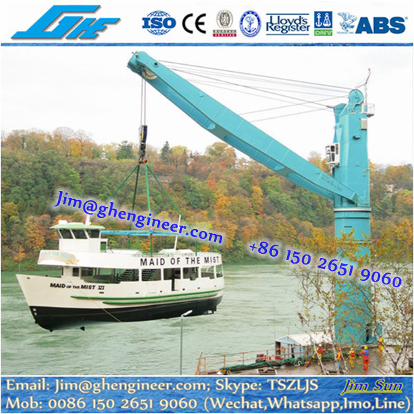 Liebherr Model FCC 320 Fixed Cargo Crane Multi Purpose Floating Crane with Grab, Hook, Container Spreader