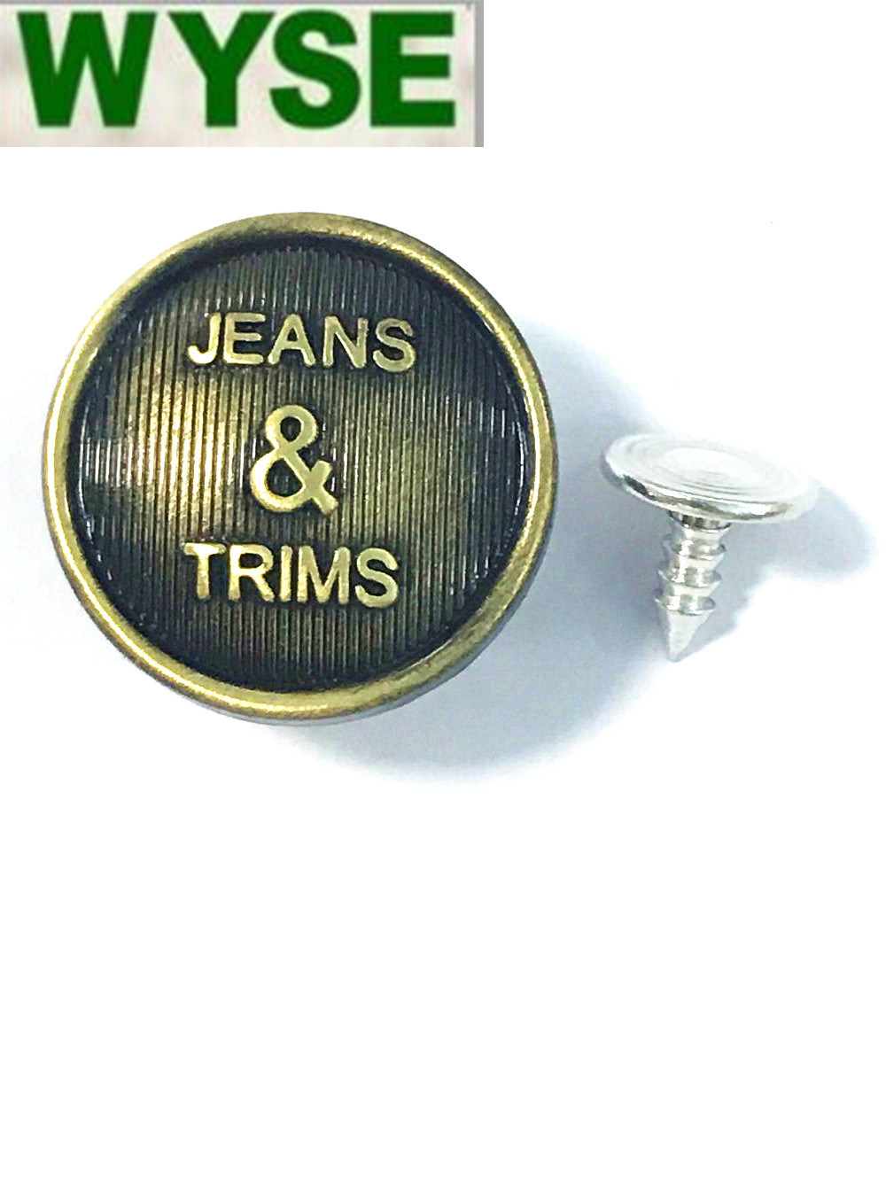 20mm Alloy Jeans Button for Jeans Trousers