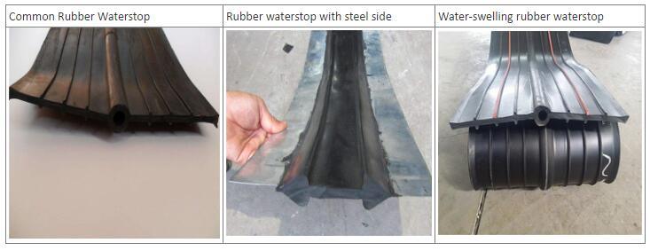 300X8mm Concrete Rubber Waterstop Exported to Portugal