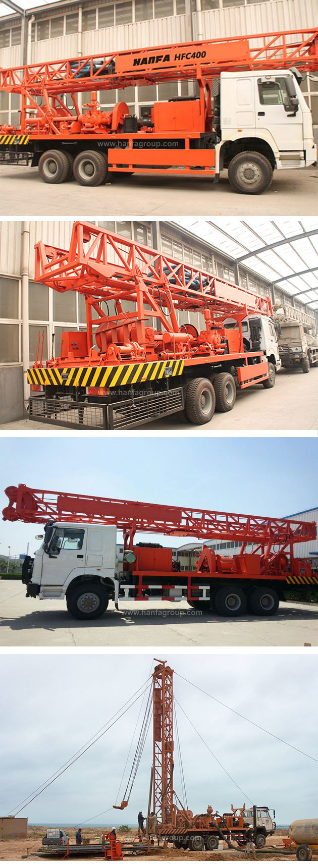 Latest Product Hfc-400 Truck-Mounted Water Well Drilling Rig
