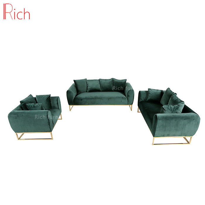 American Style Classic Fabric Sectional Sofa Set Furniture for Living Room