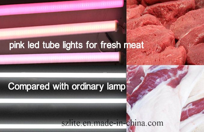 Pink LED Lighting T8 Meat Color Tube 10W