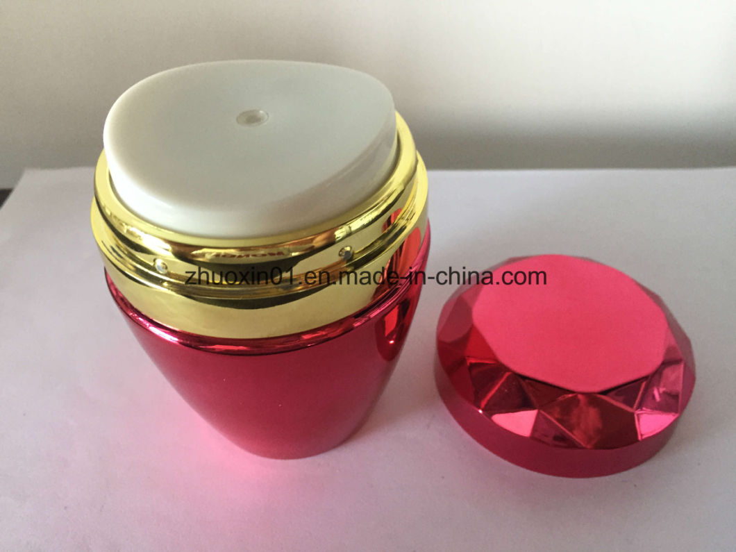 Round Shape Acrylic Cream Jar for Skin Care Packaging