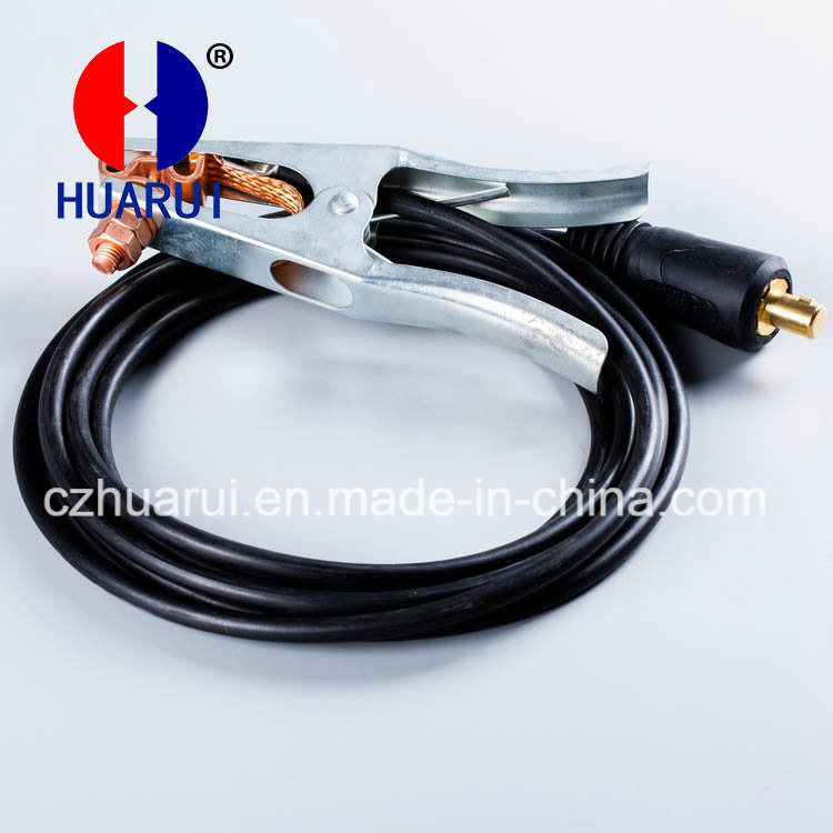 Earth Clamp with Cable and Cable Connector for Welding Consumables